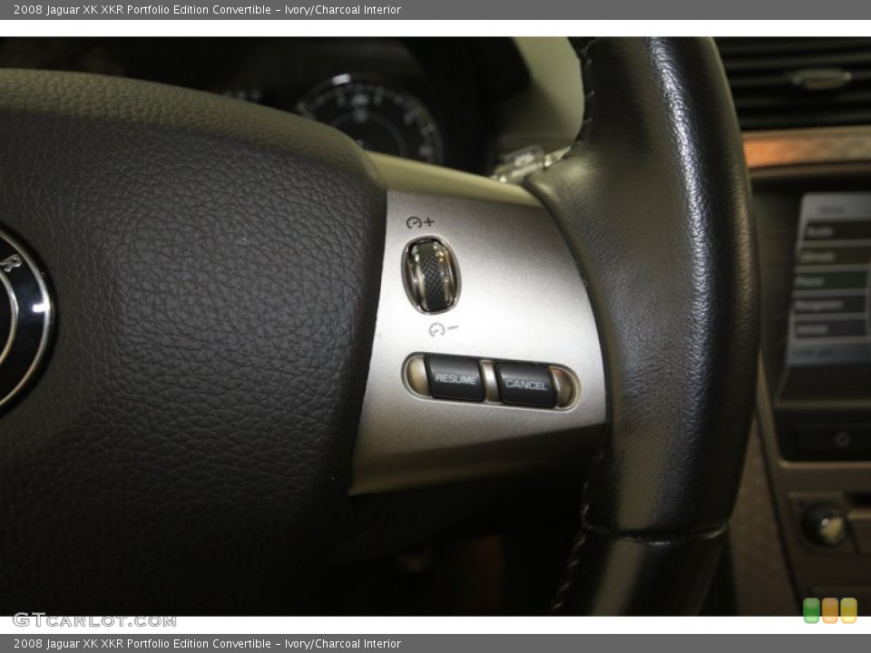 Ivory/Charcoal Interior Controls for the 2008 Jaguar XK XKR Portfolio Edition Convertible #67921478