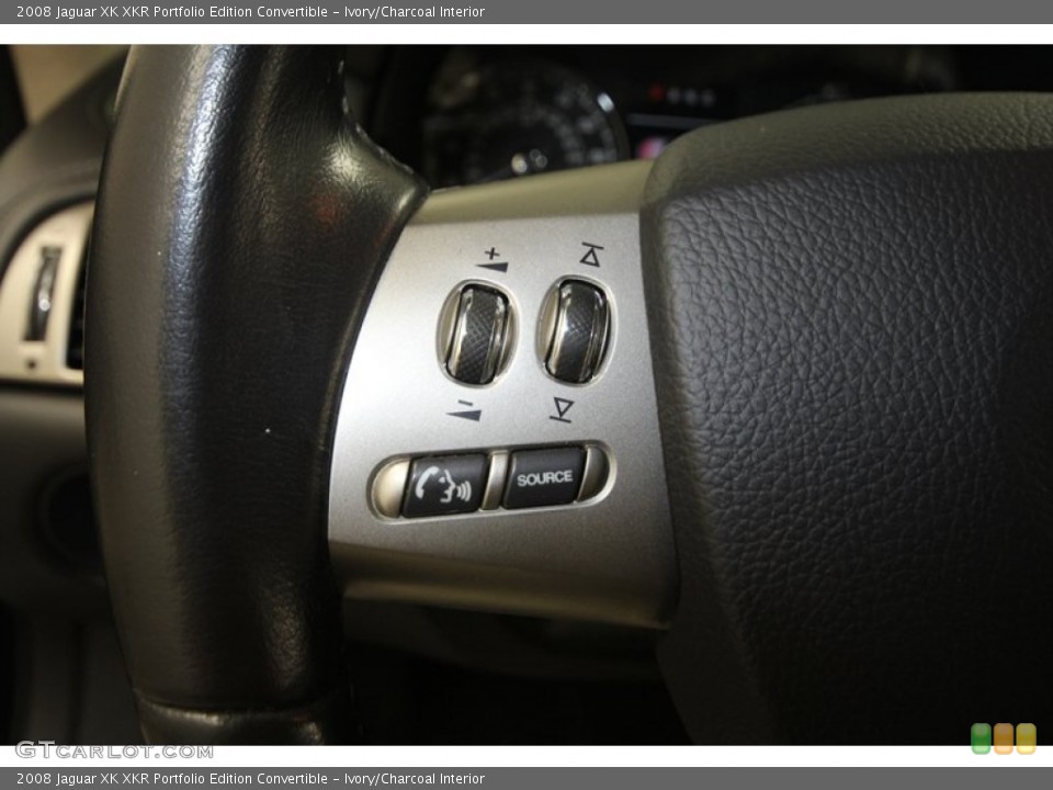 Ivory/Charcoal Interior Controls for the 2008 Jaguar XK XKR Portfolio Edition Convertible #67921493