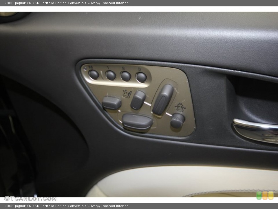 Ivory/Charcoal Interior Controls for the 2008 Jaguar XK XKR Portfolio Edition Convertible #67921547