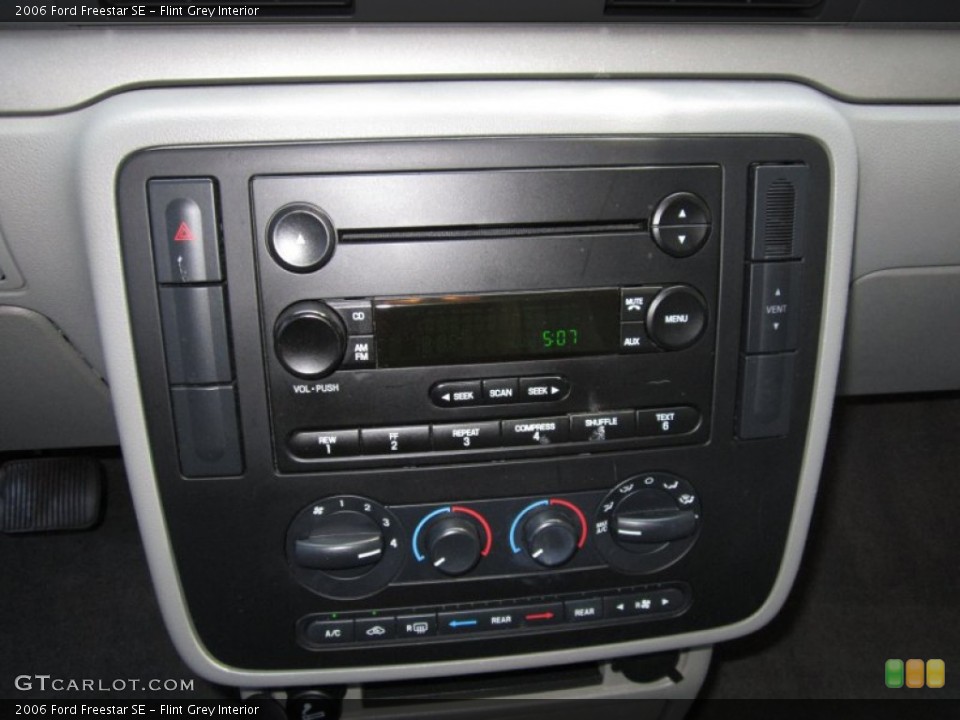Flint Grey Interior Controls for the 2006 Ford Freestar SE #67923485