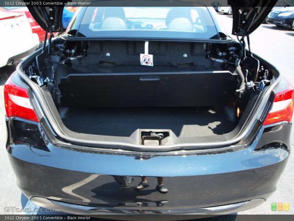 Black Interior Trunk for the 2012 Chrysler 200 S Convertible #67925318