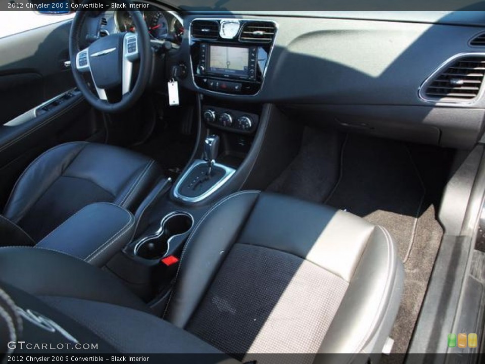 Black Interior Photo for the 2012 Chrysler 200 S Convertible #67925354