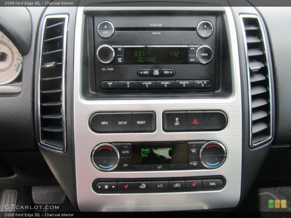 Charcoal Interior Controls for the 2008 Ford Edge SEL #67925987