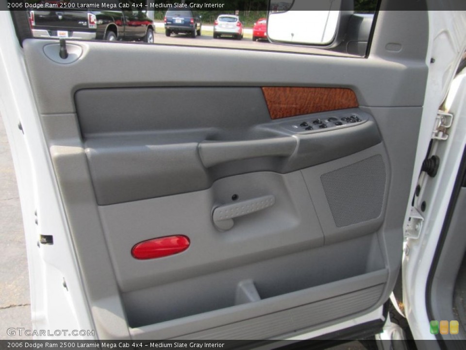 Medium Slate Gray Interior Door Panel for the 2006 Dodge Ram 2500 Laramie Mega Cab 4x4 #67926089