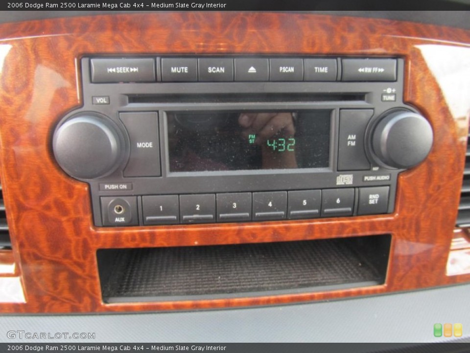 Medium Slate Gray Interior Audio System for the 2006 Dodge Ram 2500 Laramie Mega Cab 4x4 #67926119