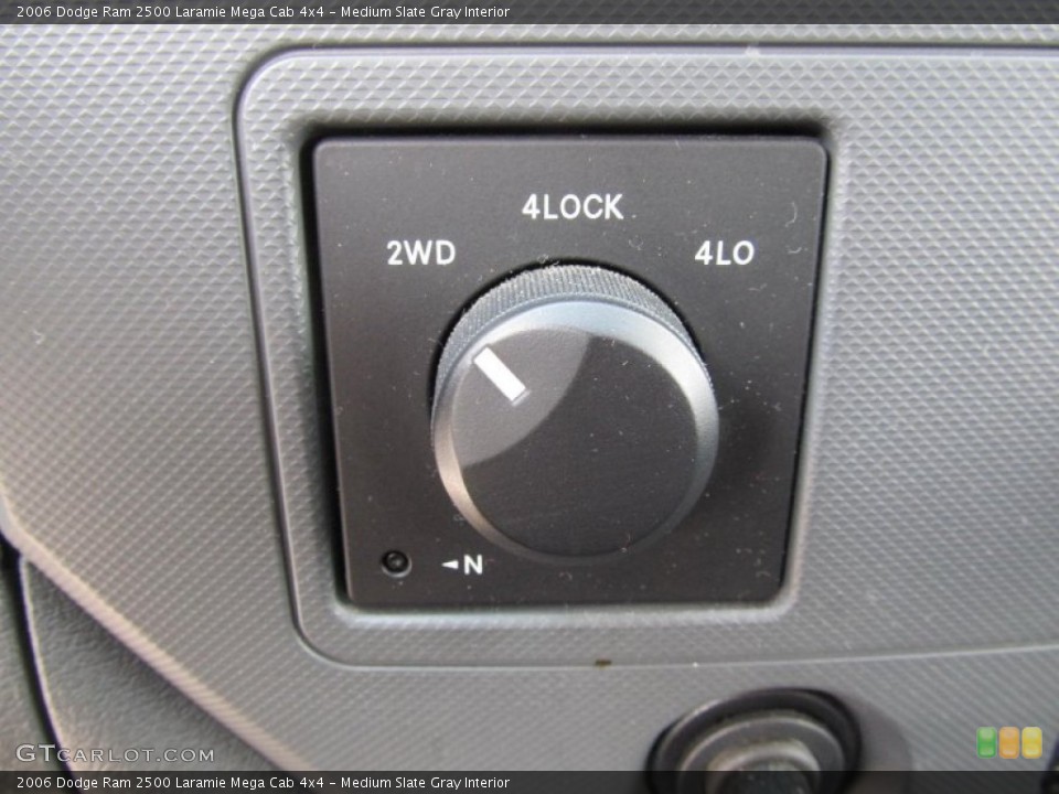 Medium Slate Gray Interior Controls for the 2006 Dodge Ram 2500 Laramie Mega Cab 4x4 #67926128