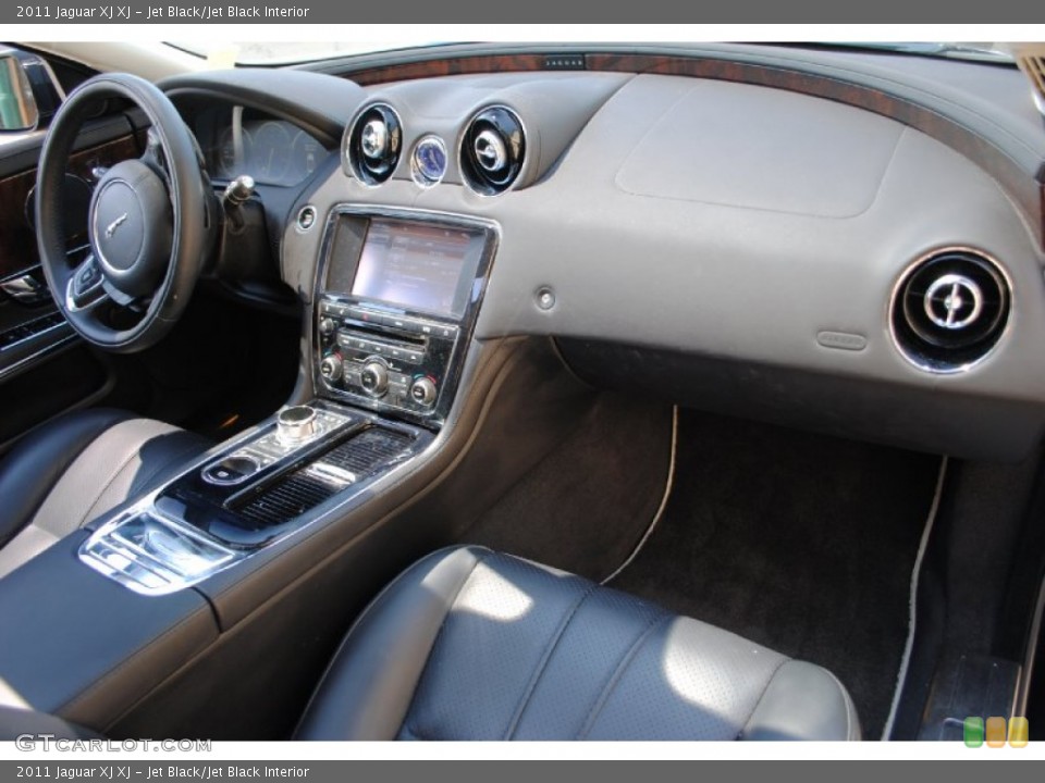 Jet Black/Jet Black Interior Dashboard for the 2011 Jaguar XJ XJ #67928174