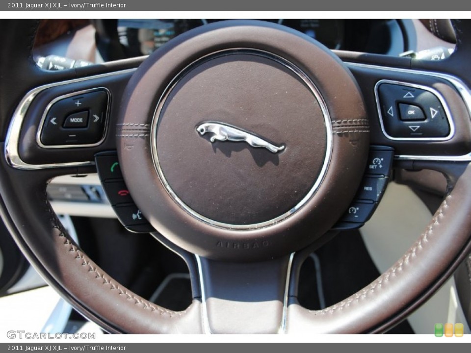Ivory/Truffle Interior Controls for the 2011 Jaguar XJ XJL #67928399