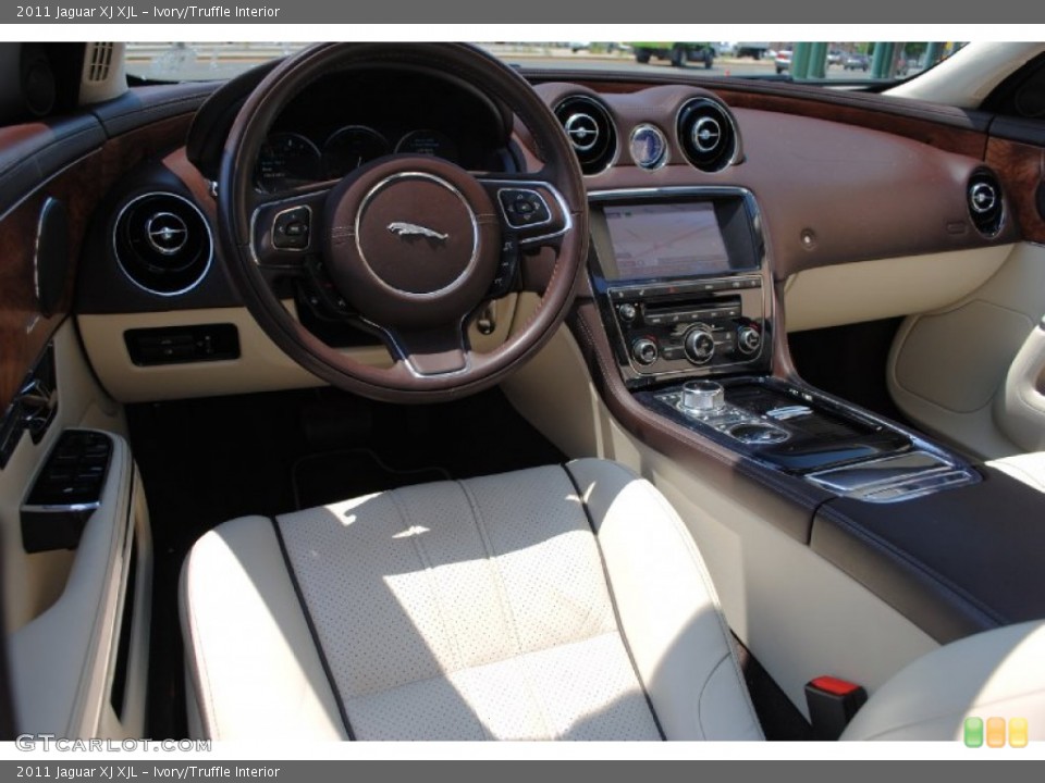 Ivory/Truffle Interior Dashboard for the 2011 Jaguar XJ XJL #67928438