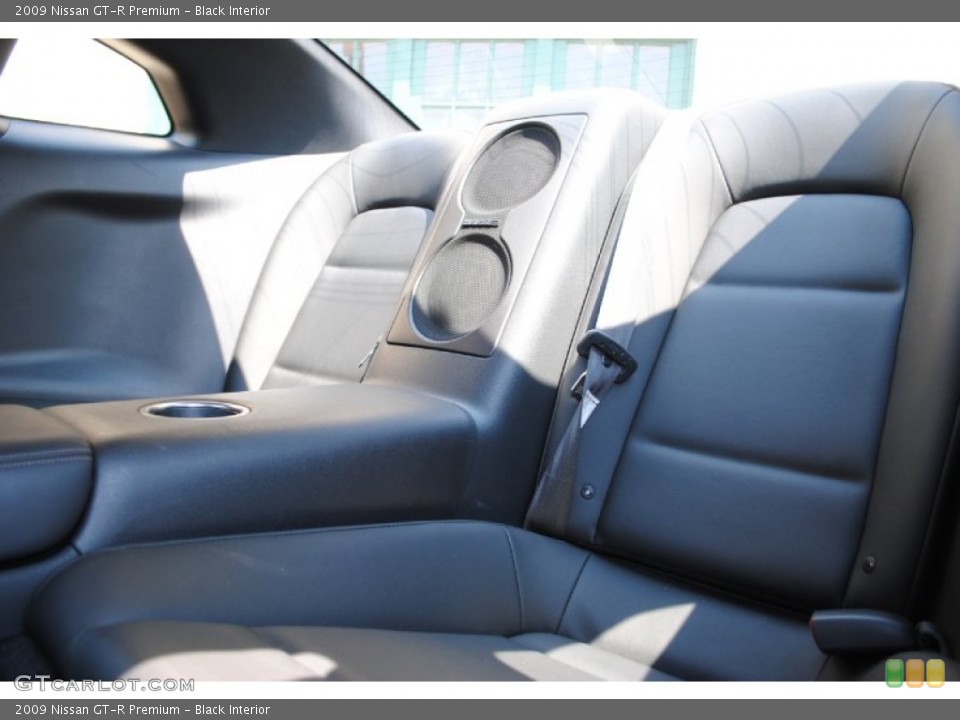 Black Interior Rear Seat for the 2009 Nissan GT-R Premium #67928831