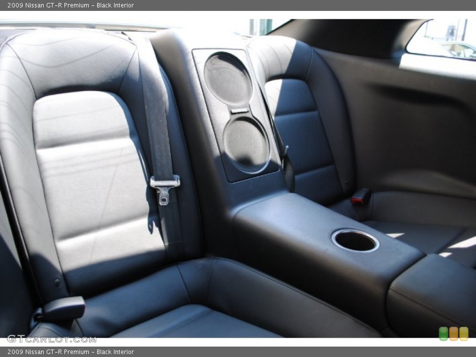 Black Interior Rear Seat for the 2009 Nissan GT-R Premium #67928840