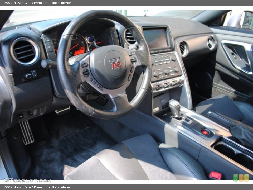 Black Interior Prime Interior for the 2009 Nissan GT-R Premium #67928849