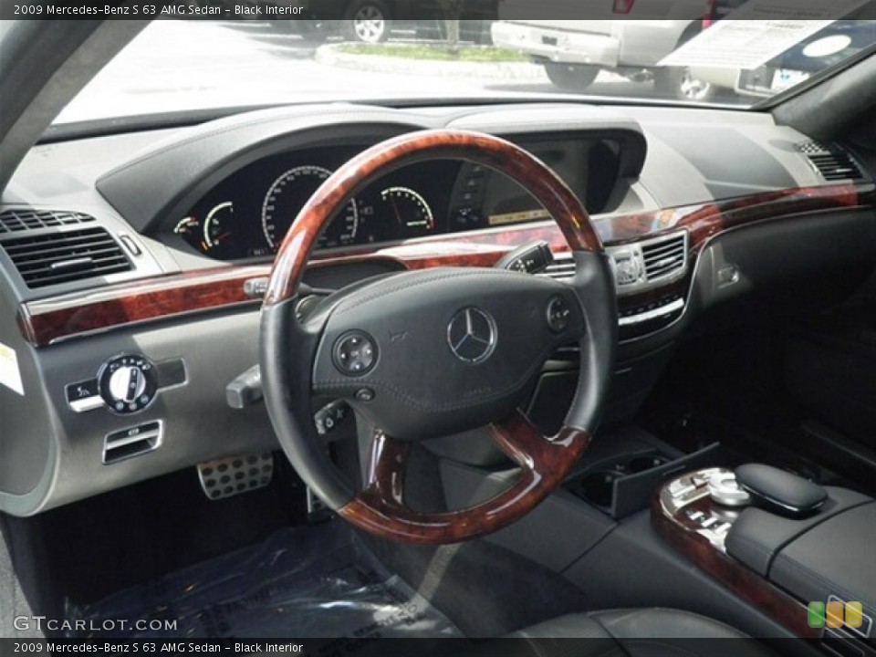 Black Interior Prime Interior for the 2009 Mercedes-Benz S 63 AMG Sedan #67929686