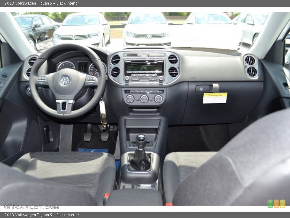 Black Interior Dashboard for the 2013 Volkswagen Tiguan S #67930484