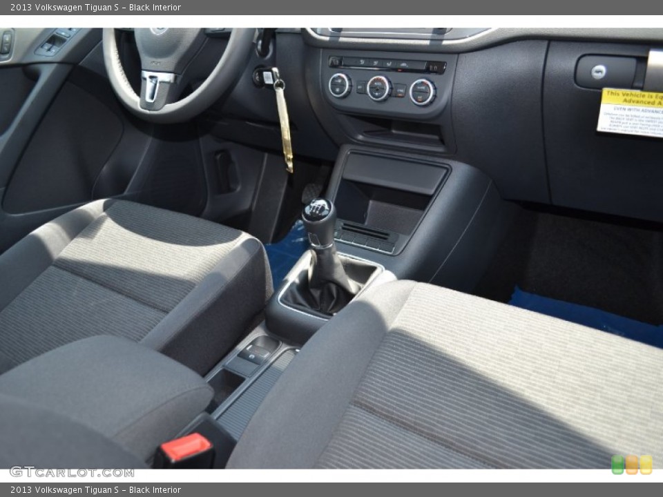 Black Interior Transmission for the 2013 Volkswagen Tiguan S #67930493