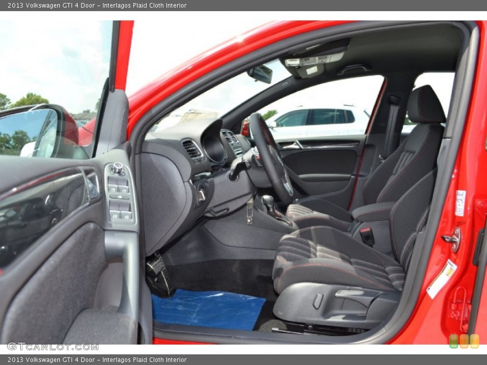Interlagos Plaid Cloth Interior Photo for the 2013 Volkswagen GTI 4 Door #67930523