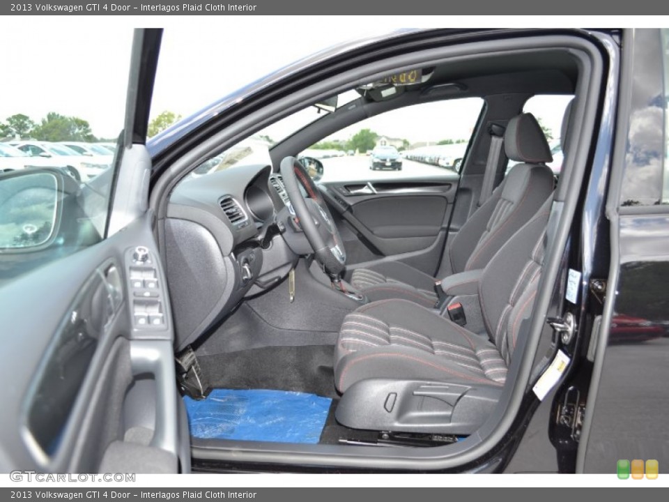 Interlagos Plaid Cloth Interior Photo for the 2013 Volkswagen GTI 4 Door #67930580