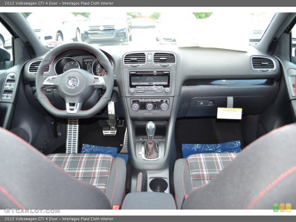 Interlagos Plaid Cloth Interior Dashboard for the 2013 Volkswagen GTI 4 Door #67930595