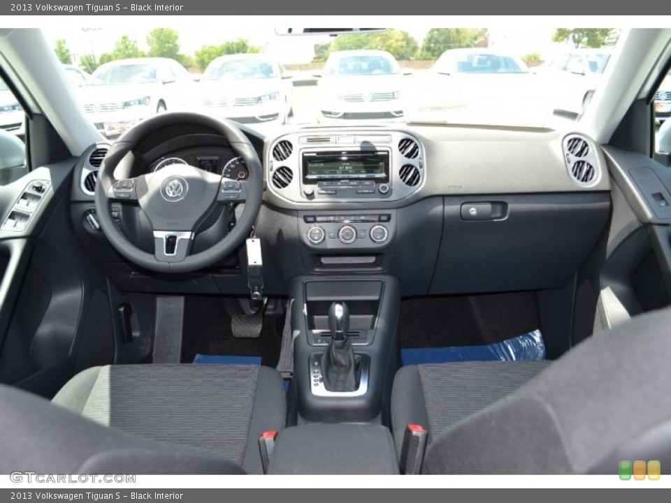 Black Interior Dashboard for the 2013 Volkswagen Tiguan S #67930706