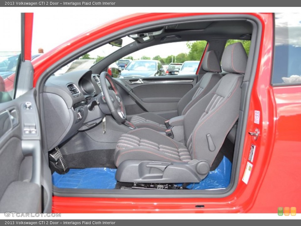 Interlagos Plaid Cloth Interior Photo for the 2013 Volkswagen GTI 2 Door #67930802