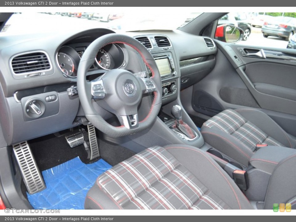 Interlagos Plaid Cloth Interior Prime Interior for the 2013 Volkswagen GTI 2 Door #67930817