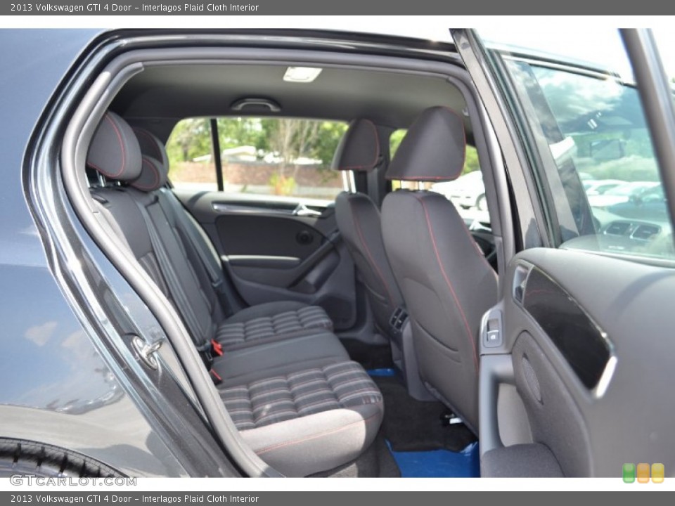 Interlagos Plaid Cloth Interior Rear Seat for the 2013 Volkswagen GTI 4 Door #67930865