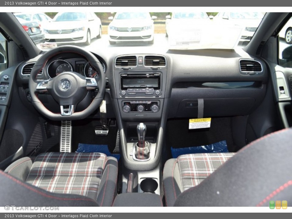 Interlagos Plaid Cloth Interior Dashboard for the 2013 Volkswagen GTI 4 Door #67930874