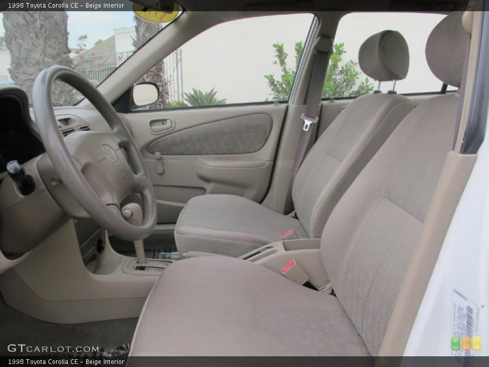 Beige Interior Photo for the 1998 Toyota Corolla CE #67930973