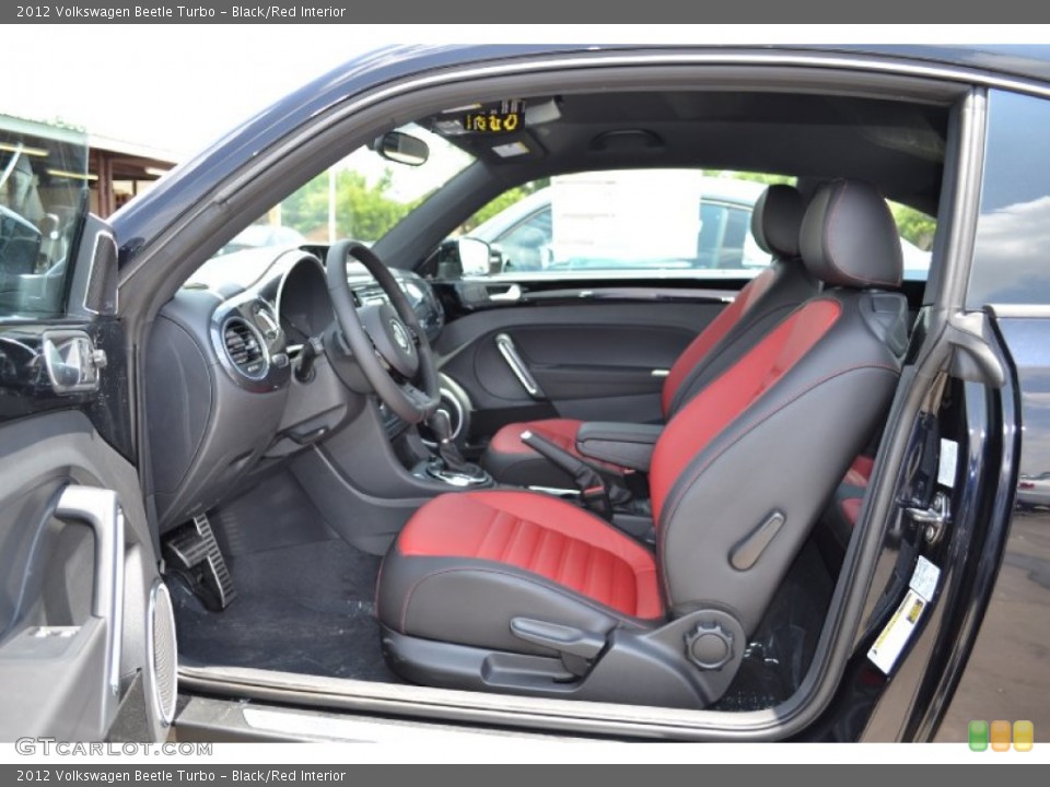 Black/Red Interior Photo for the 2012 Volkswagen Beetle Turbo #67931894
