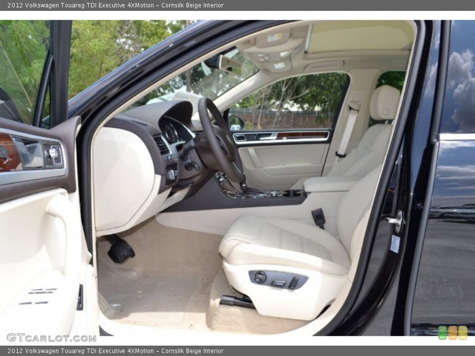 Cornsilk Beige Interior Prime Interior for the 2012 Volkswagen Touareg TDI Executive 4XMotion #67932113