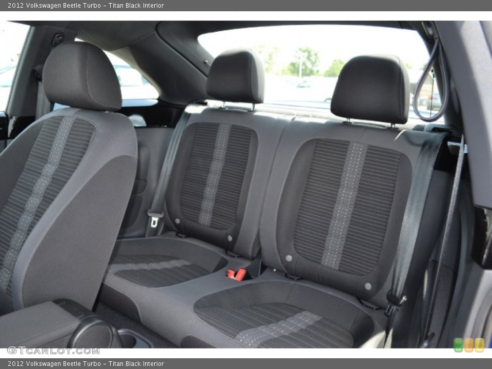 Titan Black Interior Rear Seat for the 2012 Volkswagen Beetle Turbo #67932749