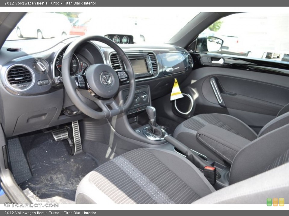 Titan Black Interior Prime Interior for the 2012 Volkswagen Beetle Turbo #67932755