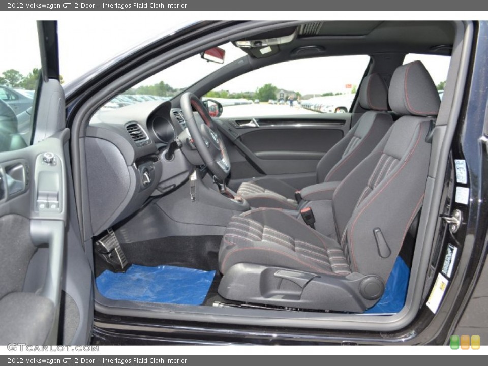 Interlagos Plaid Cloth Interior Prime Interior for the 2012 Volkswagen GTI 2 Door #67932788