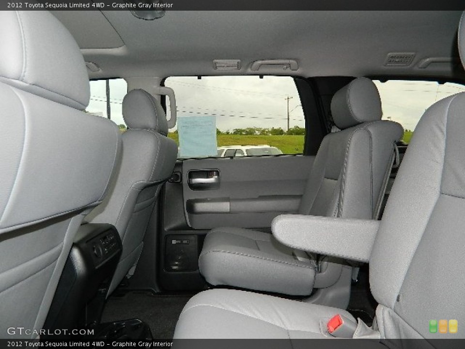 Graphite Gray Interior Rear Seat for the 2012 Toyota Sequoia Limited 4WD #67933247
