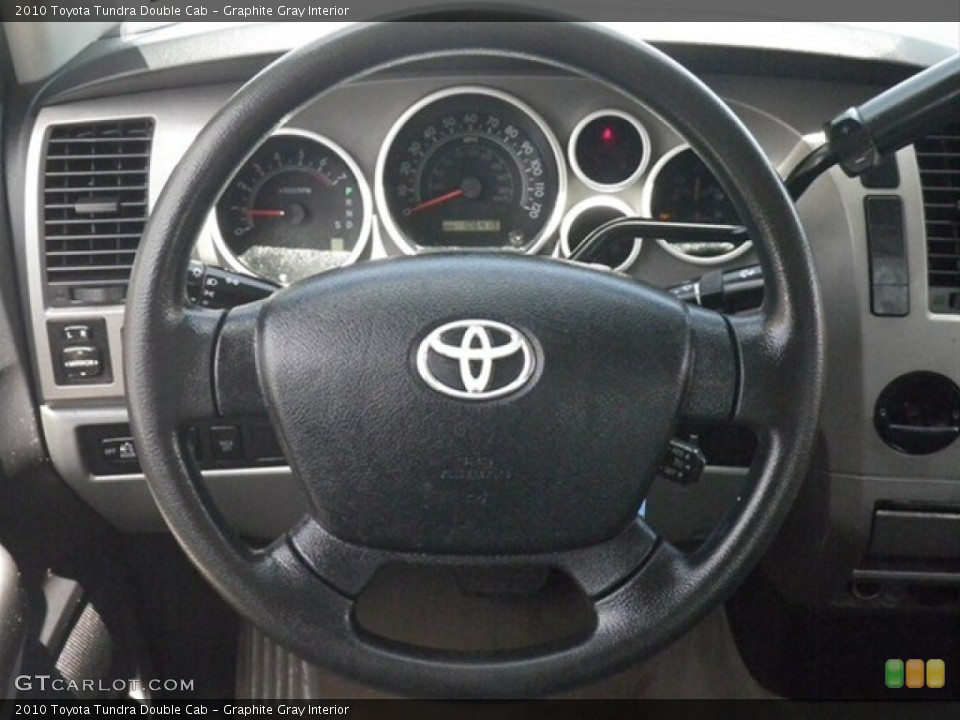 Graphite Gray Interior Steering Wheel for the 2010 Toyota Tundra Double Cab #67933496