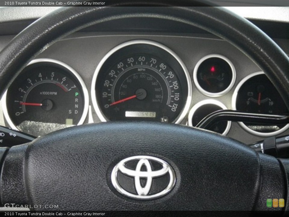 Graphite Gray Interior Gauges for the 2010 Toyota Tundra Double Cab #67933505