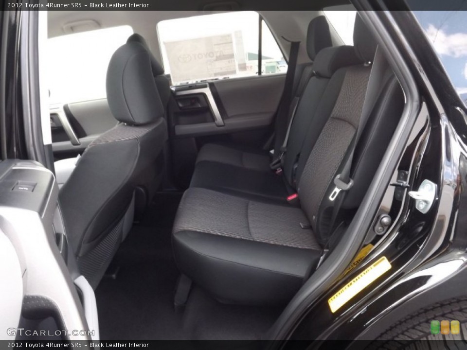 Black Leather Interior Rear Seat for the 2012 Toyota 4Runner SR5 #67934678