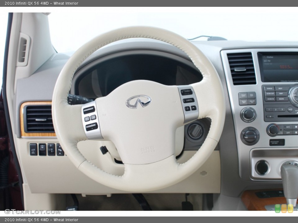 Wheat Interior Steering Wheel for the 2010 Infiniti QX 56 4WD #67935983