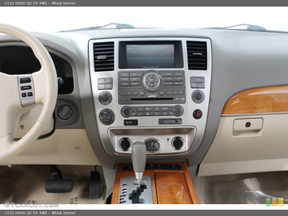 Wheat Interior Controls for the 2010 Infiniti QX 56 4WD #67936001