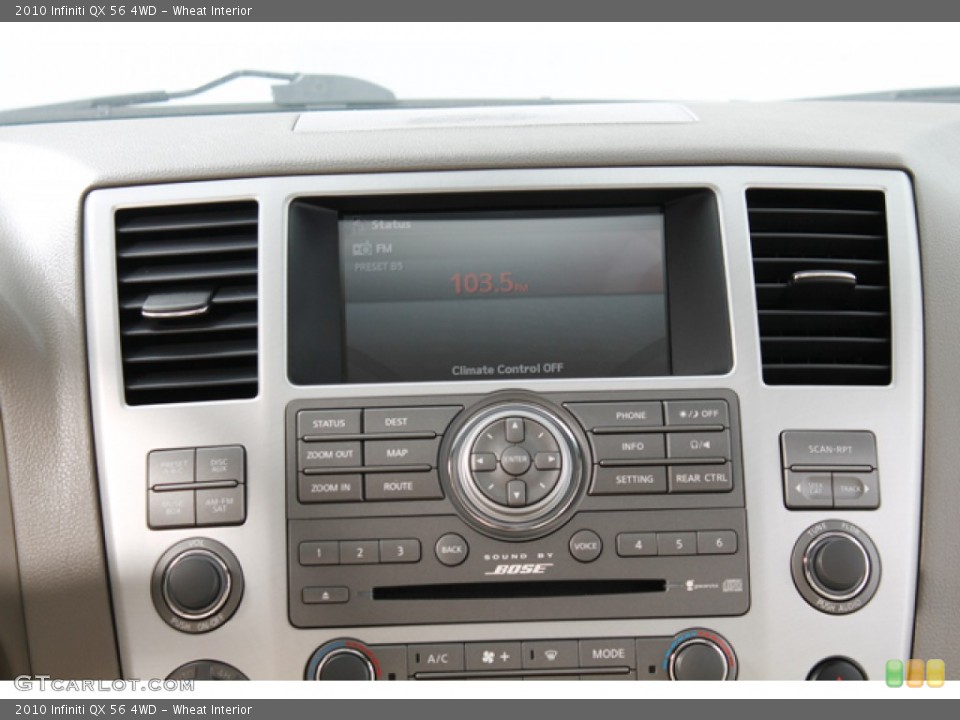 Wheat Interior Audio System for the 2010 Infiniti QX 56 4WD #67936010