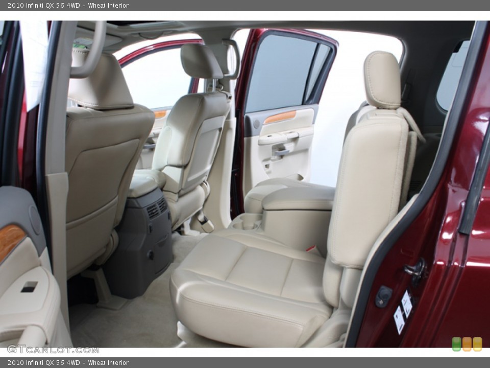 Wheat Interior Rear Seat for the 2010 Infiniti QX 56 4WD #67936091