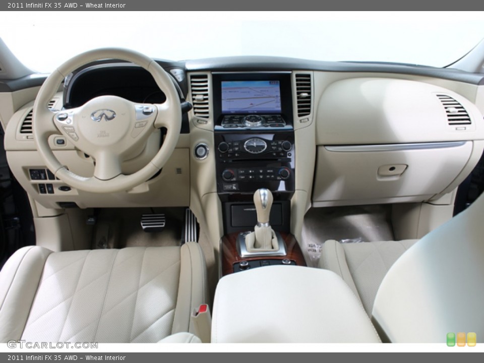 Wheat Interior Dashboard for the 2011 Infiniti FX 35 AWD #67936259