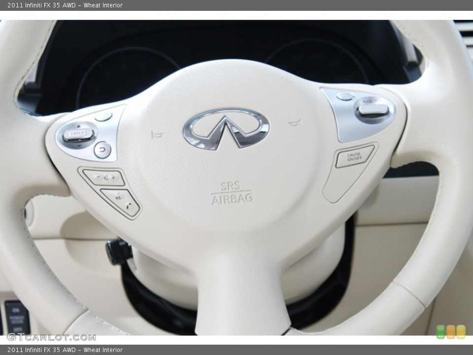 Wheat Interior Controls for the 2011 Infiniti FX 35 AWD #67936283