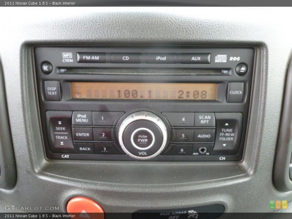 Black Interior Audio System for the 2011 Nissan Cube 1.8 S #67938590
