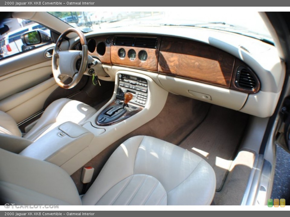 Oatmeal Interior Dashboard for the 2000 Jaguar XK XK8 Convertible #67939754