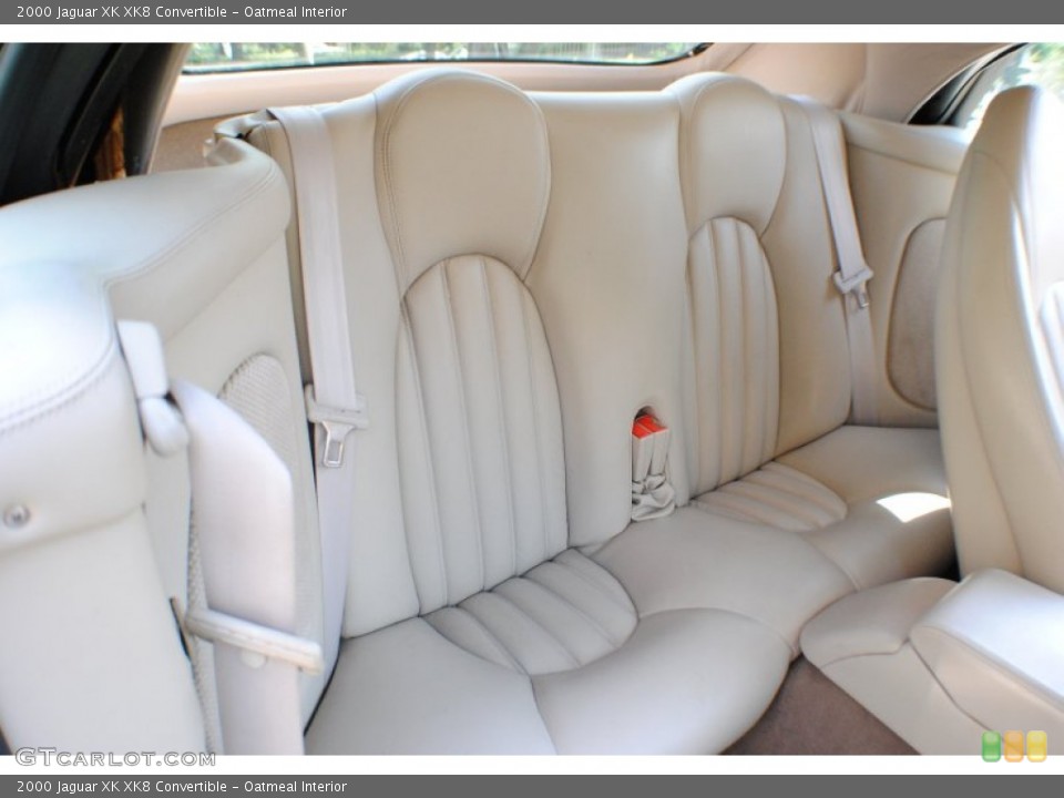Oatmeal Interior Rear Seat for the 2000 Jaguar XK XK8 Convertible #67939763