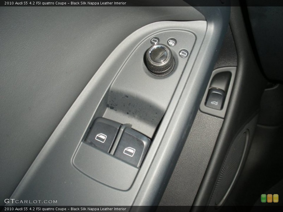 Black Silk Nappa Leather Interior Controls for the 2010 Audi S5 4.2 FSI quattro Coupe #67940012