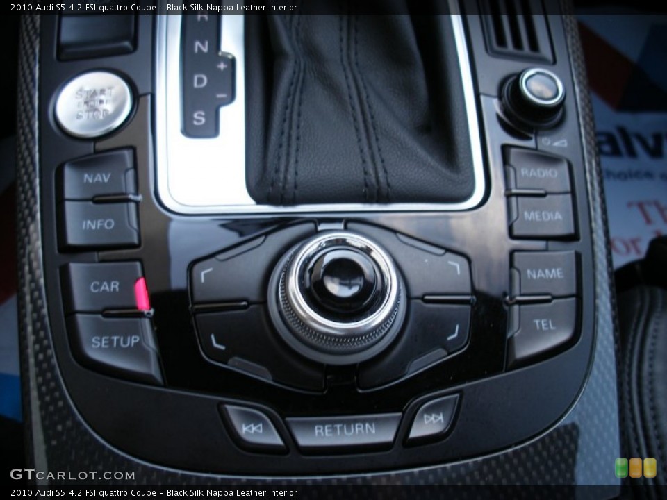 Black Silk Nappa Leather Interior Controls for the 2010 Audi S5 4.2 FSI quattro Coupe #67940116