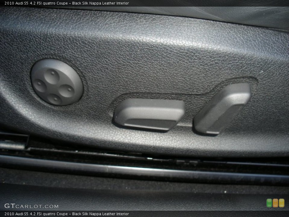 Black Silk Nappa Leather Interior Controls for the 2010 Audi S5 4.2 FSI quattro Coupe #67940210