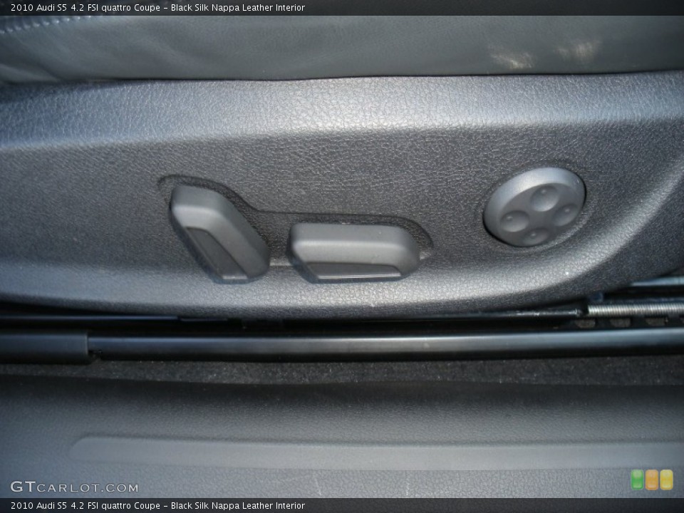Black Silk Nappa Leather Interior Controls for the 2010 Audi S5 4.2 FSI quattro Coupe #67940220